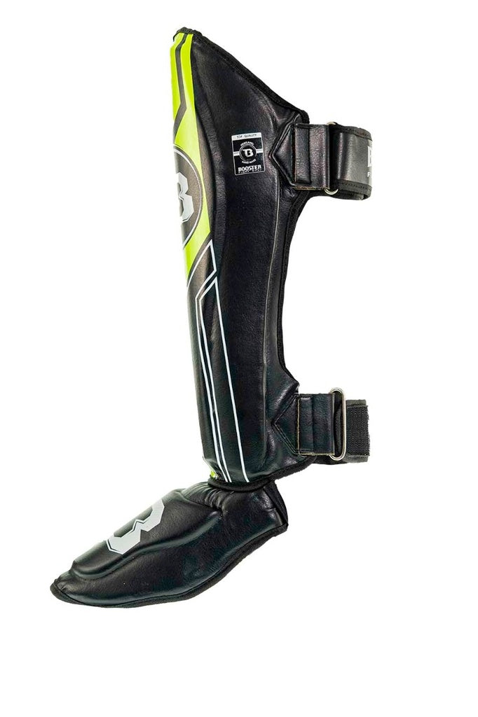 Protège-tibias Booster Fight Gear BSG V9 Noir/Jaune