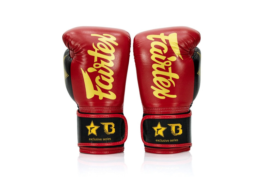 Gants de boxe Fairtex X Booster BG V2 Rouge/Noir/Or