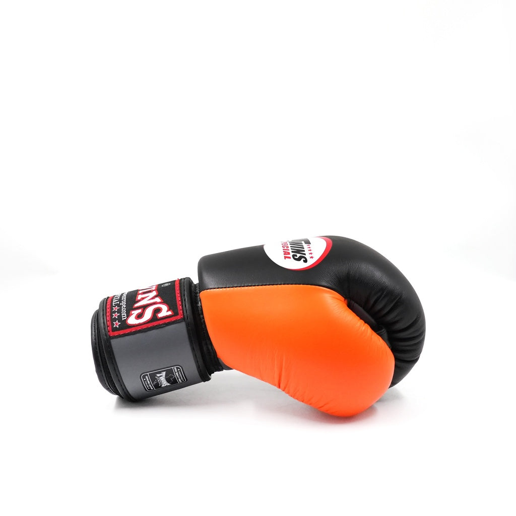 Gants de boxe Twins Special BGVL 3 AIR Noir/Orange/Gris