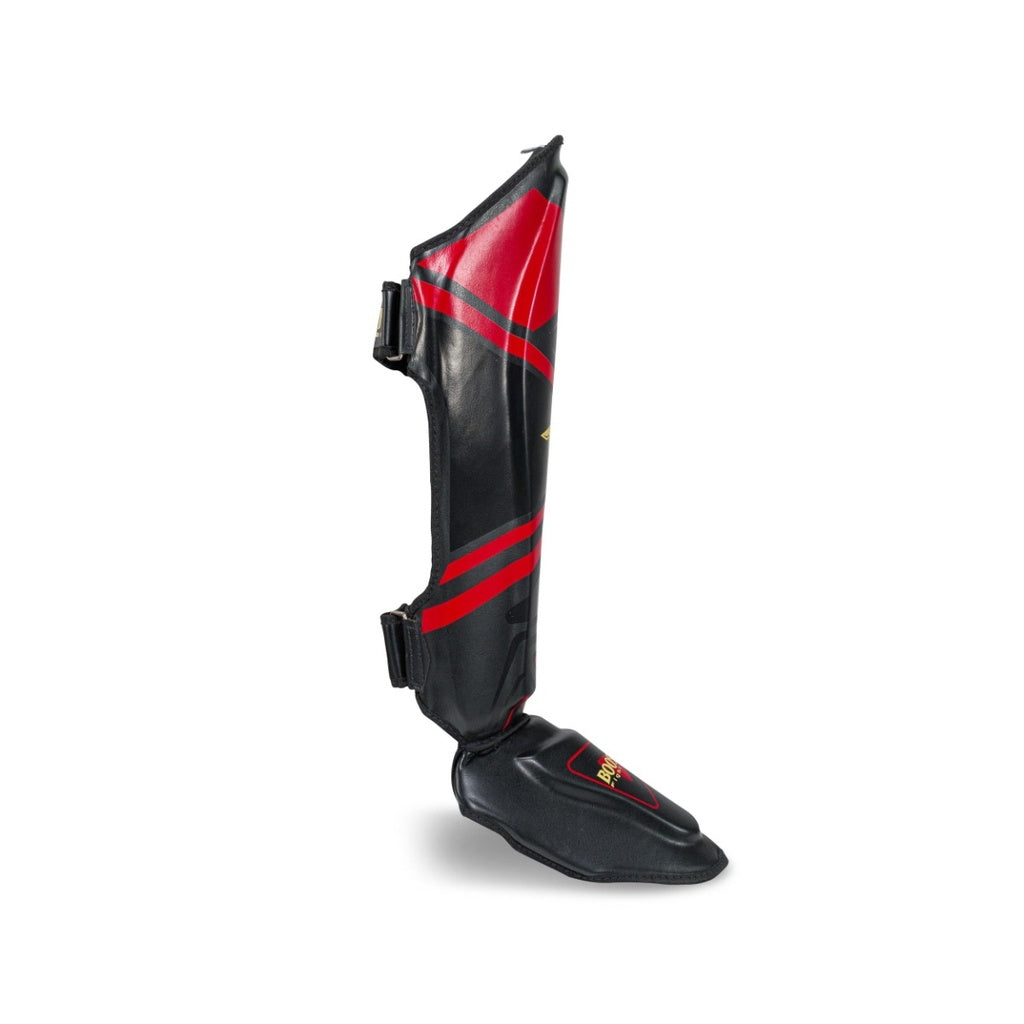 Protège-tibias Booster Fight Gear BSG V10 Noir/Rouge