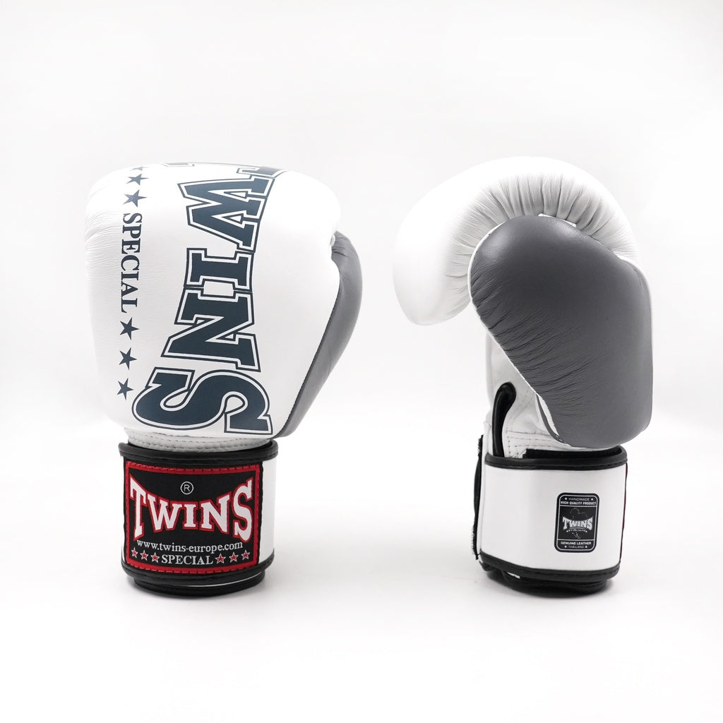 Gants de boxe Twins Special BGVL 8 Blanc/Gris