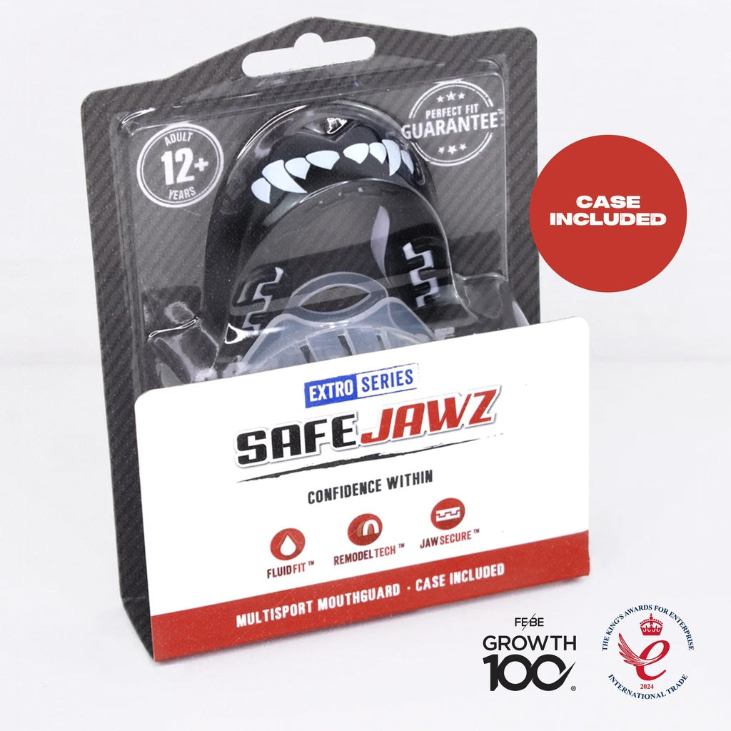 Protège-dents Safejawz EXTRO FANGS Noir
