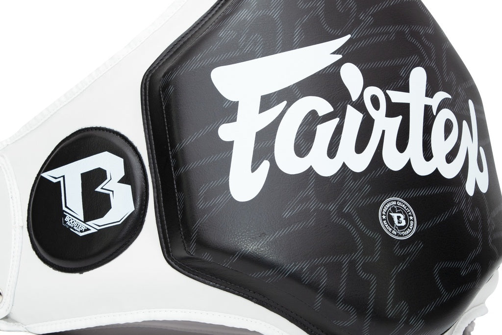 Pattes/pao Fairtex X Booster BP Blanc