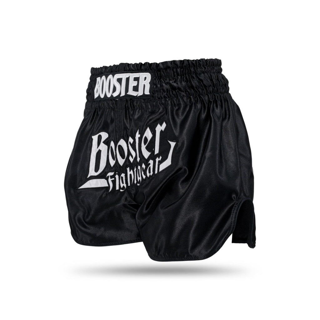 Shorts de combat Booster Fight Gear TBT Thunder Noir/Blanc