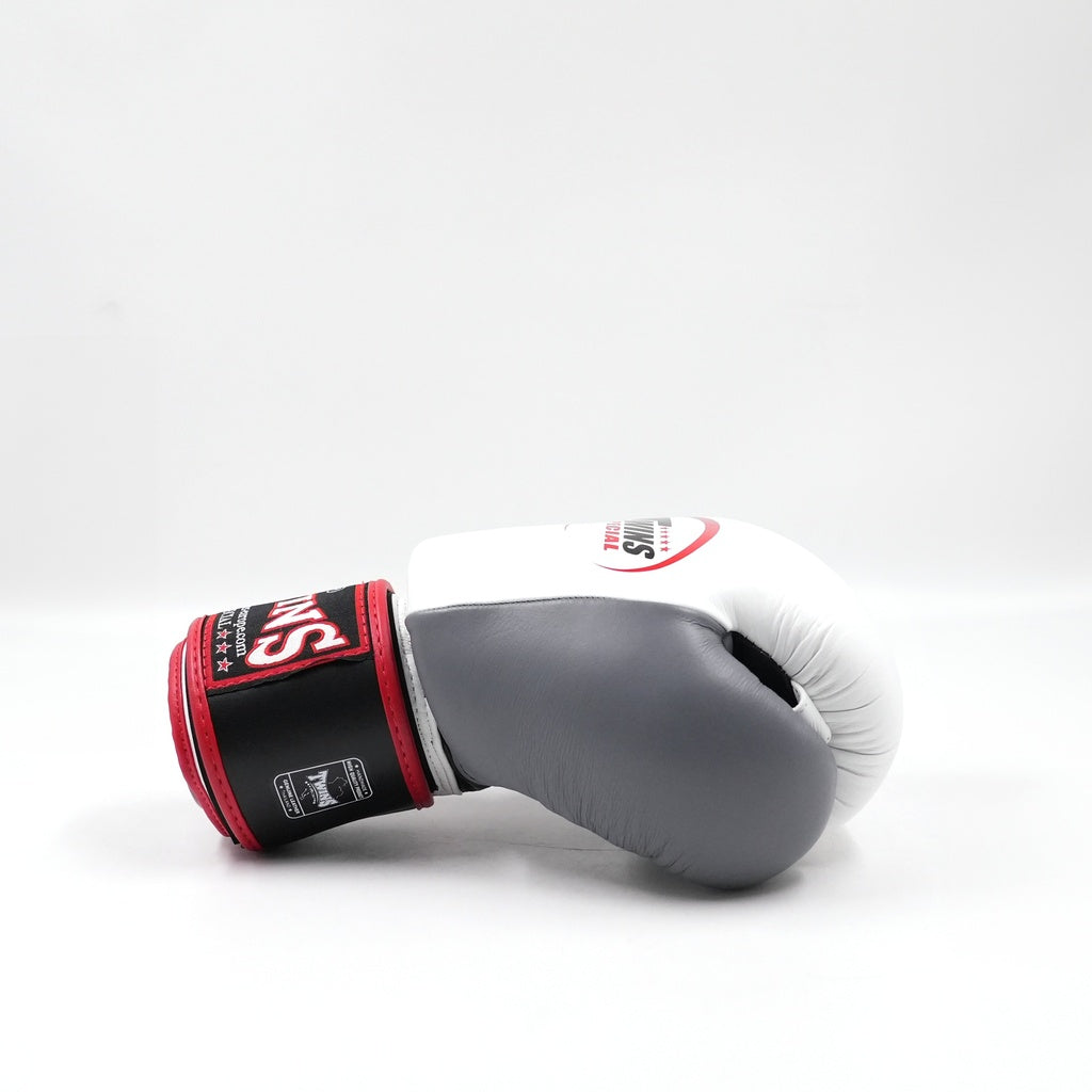 Gants de boxe Twins Special BGVL 3-3T Noir/Blanc/Gris