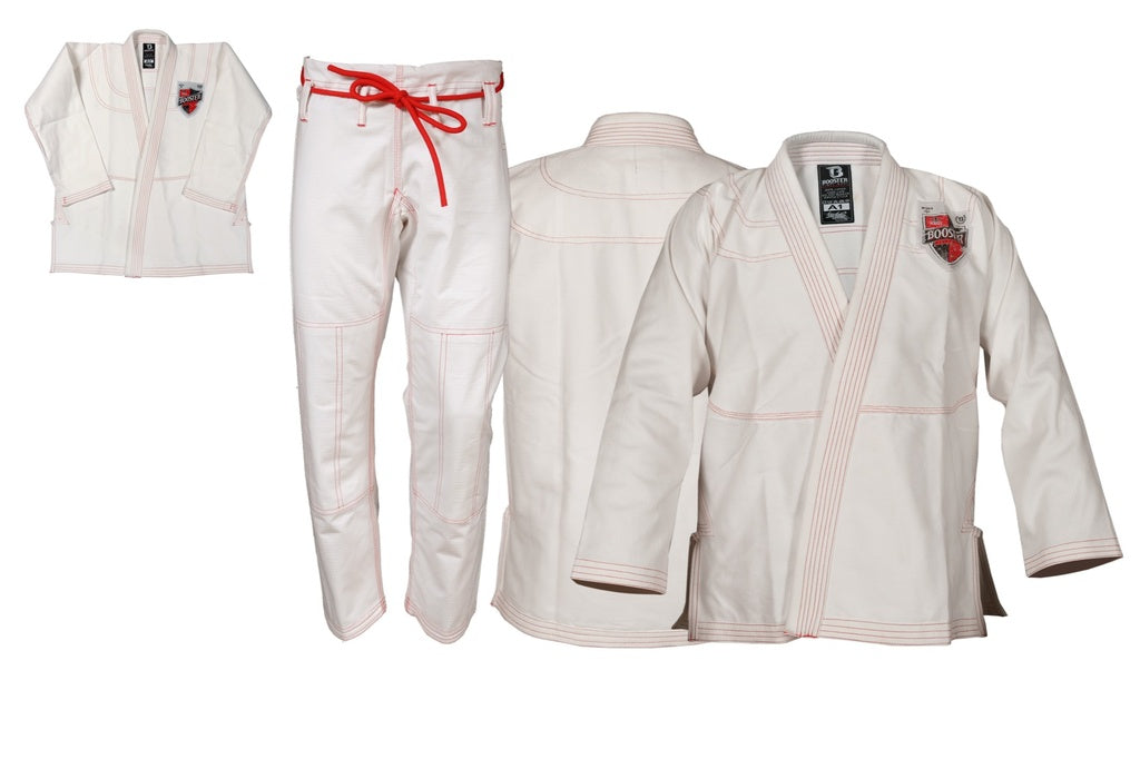 Kimono BJJ Booster Fight Gear BJJ V 2 PRO SHIELD Blanc