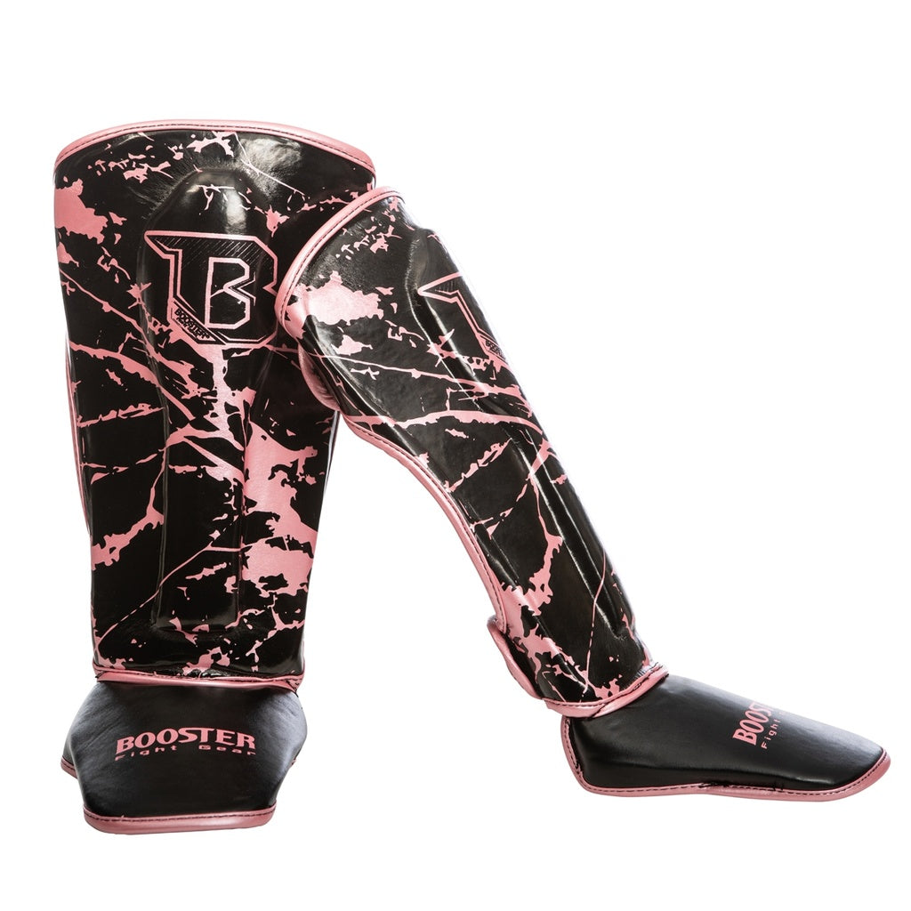 Protège-tibias Booster Fight Gear SG YOUTH Rose MARBLE