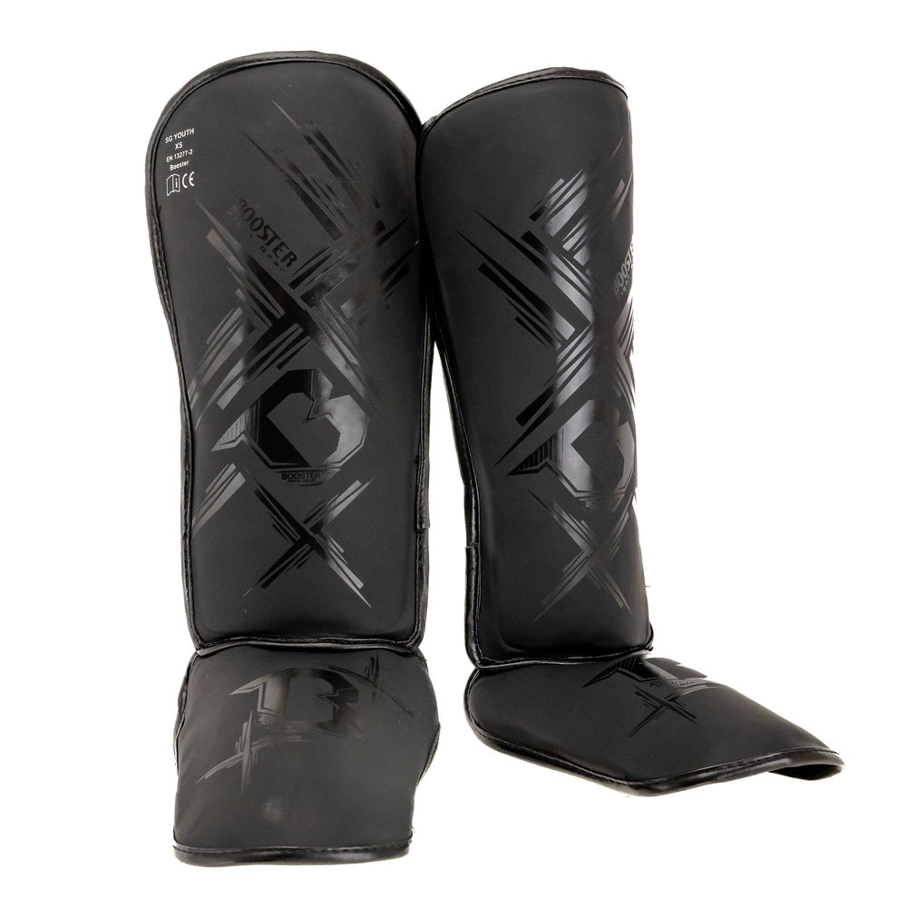 Protège-tibias Booster Fight Gear SG ALPHA Noir