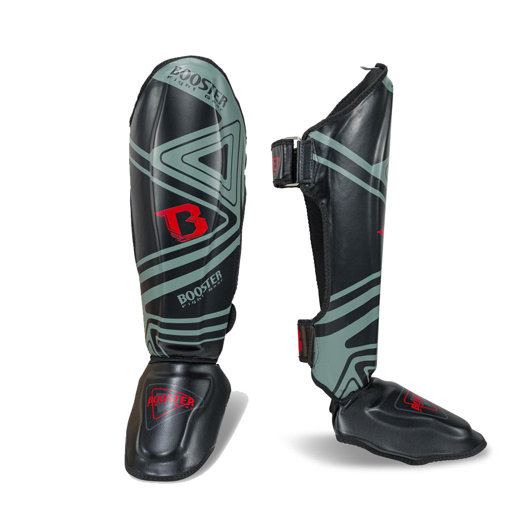 Protège-tibias Booster Fight Gear BSG V10 Noir/Gris
