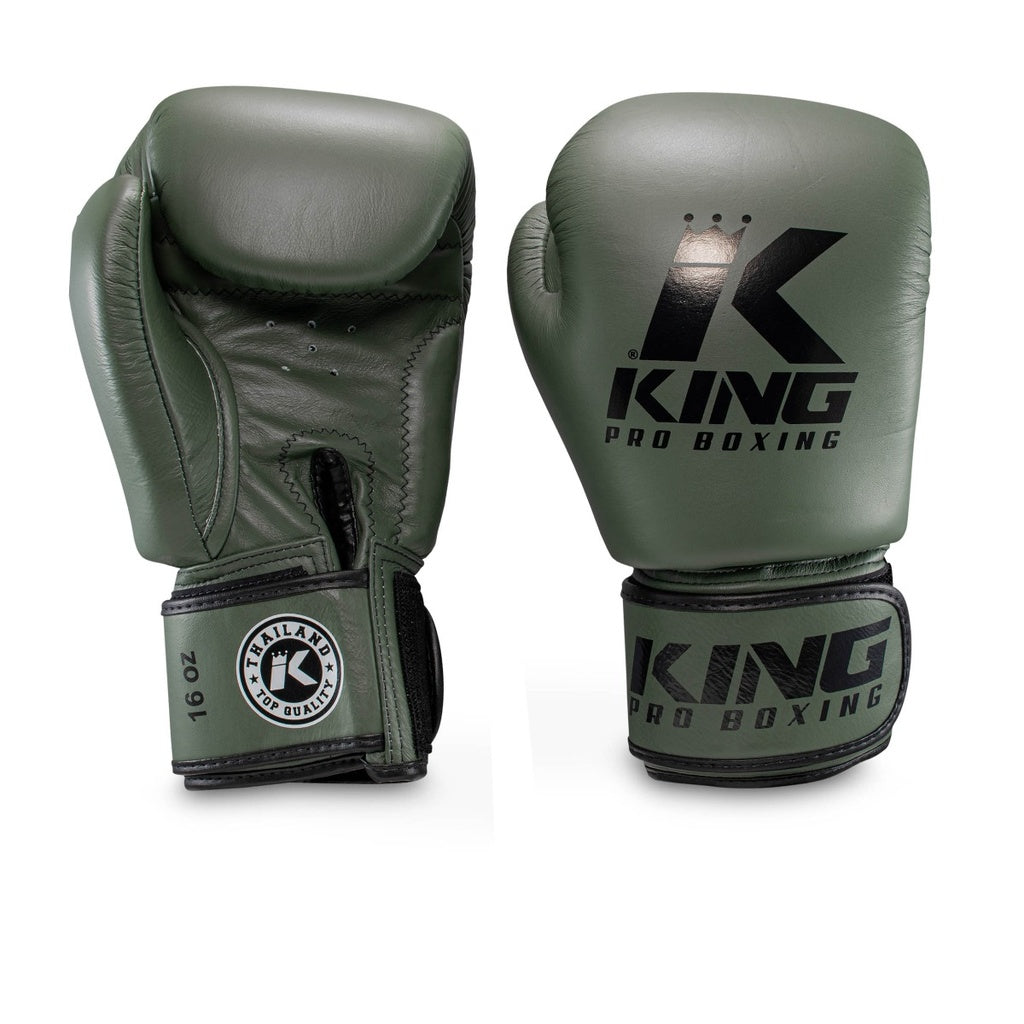 Gants de boxe King Pro Boxing BGVL 3 Militaire