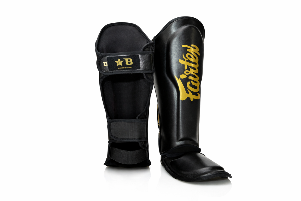 Protège-tibias Fairtex X Booster SG Noir/Or
