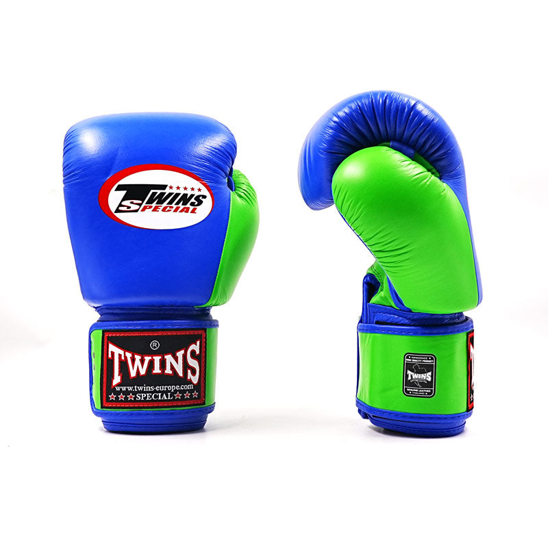 Gants de boxe Twins Special BGVL 3 AIR Bleu/Vert