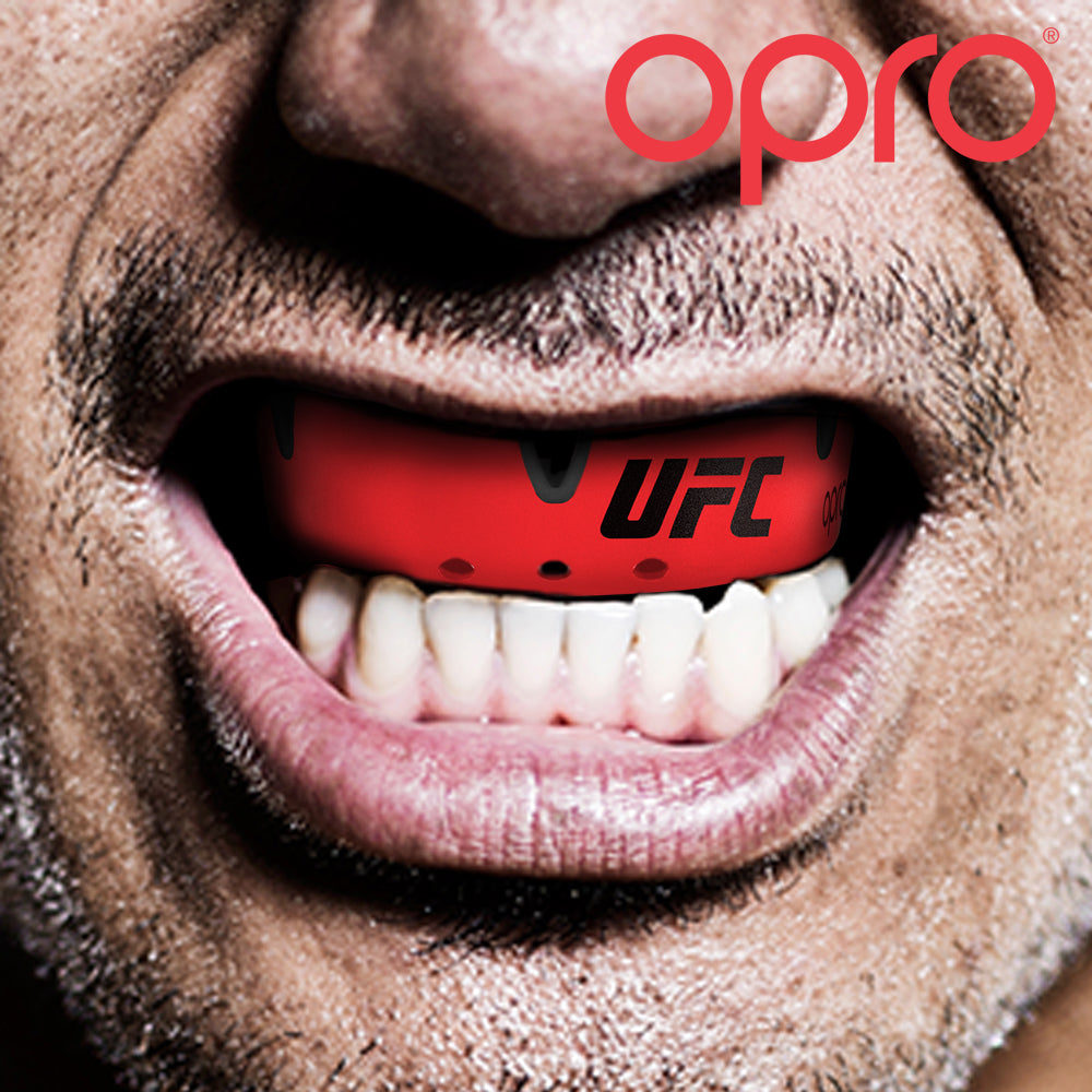 Protège-dents UFC Argent Rouge/Noir