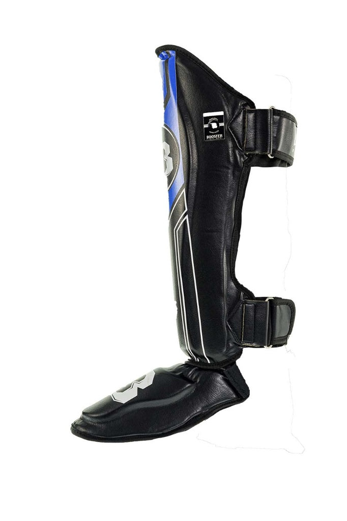 Protège-tibias Booster Fight Gear BSG V9 Noir/Bleu