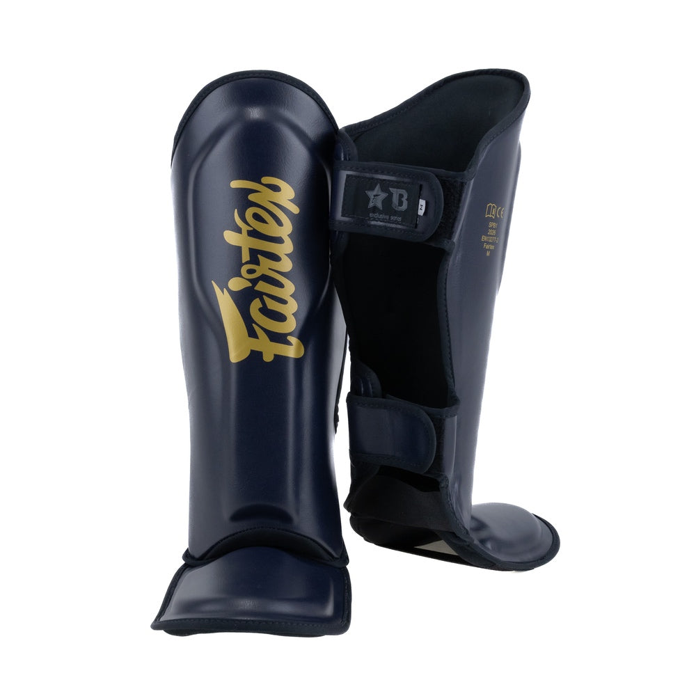 Protège-tibias Fairtex X Booster SG Marine