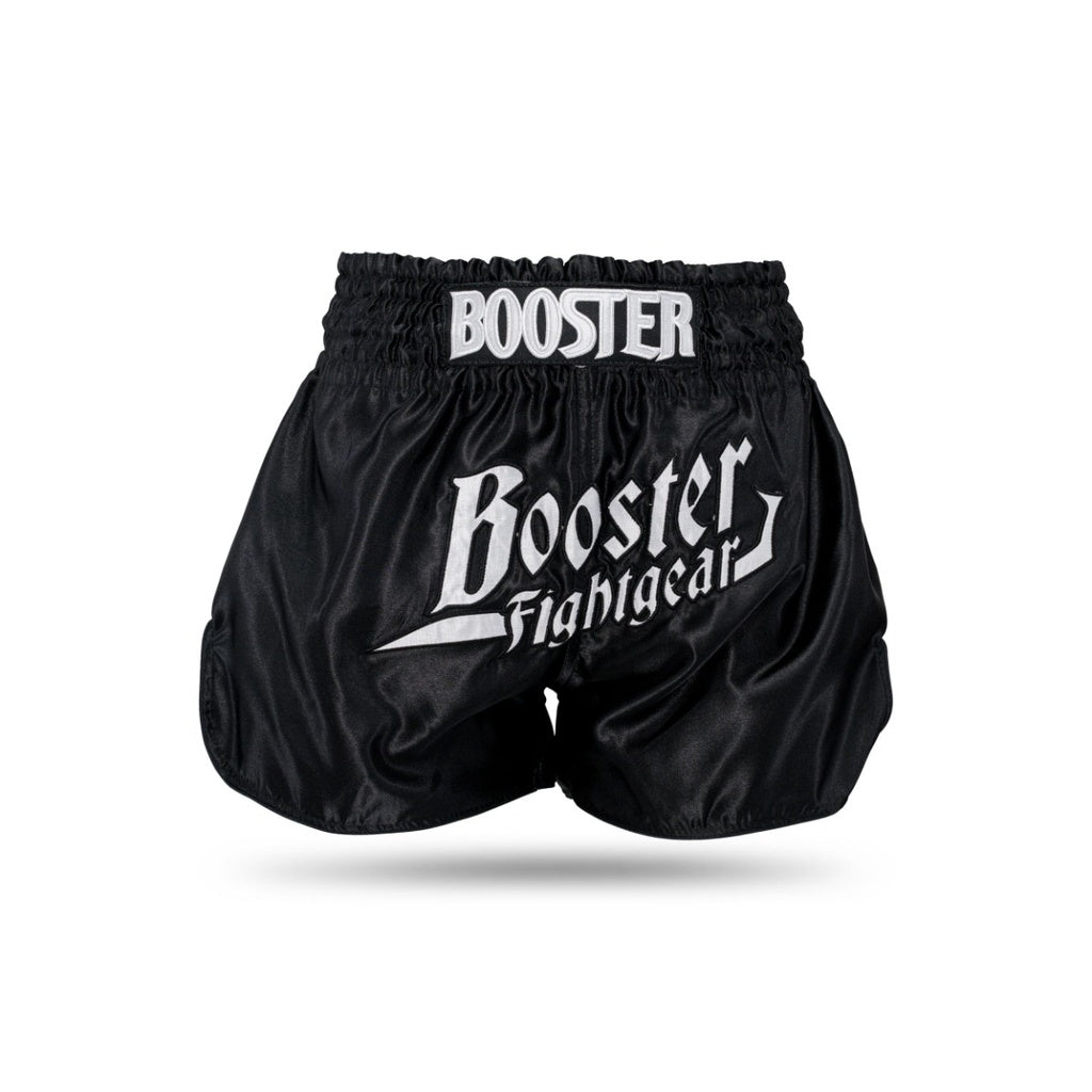 Shorts de combat Booster Fight Gear TBT Thunder Noir/Blanc