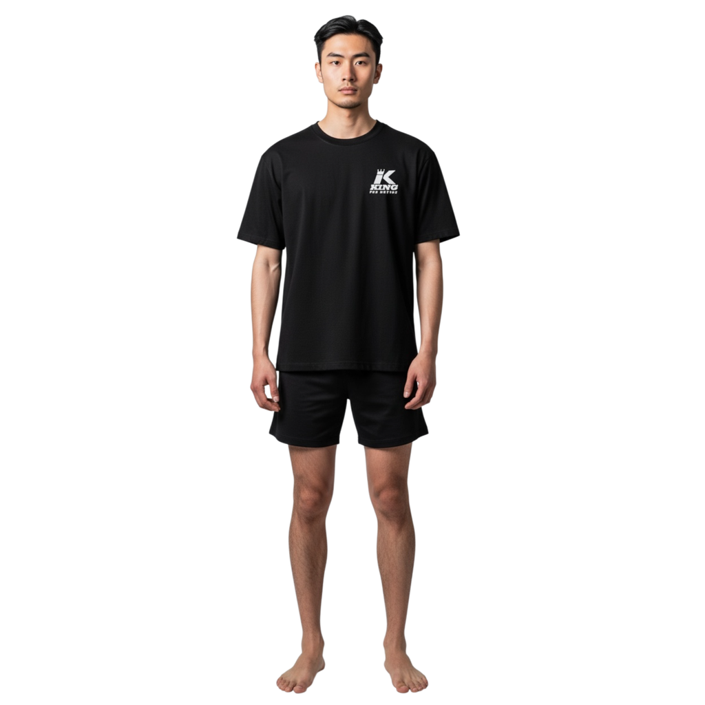 T-shirt King Pro Boxing LOGO TEE Noir
