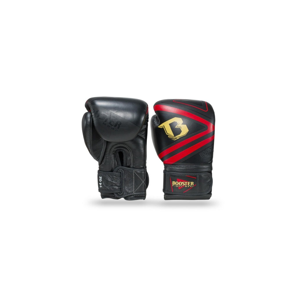 Gants de boxe Booster Fight Gear PRO BGL V10 Noir/Rouge