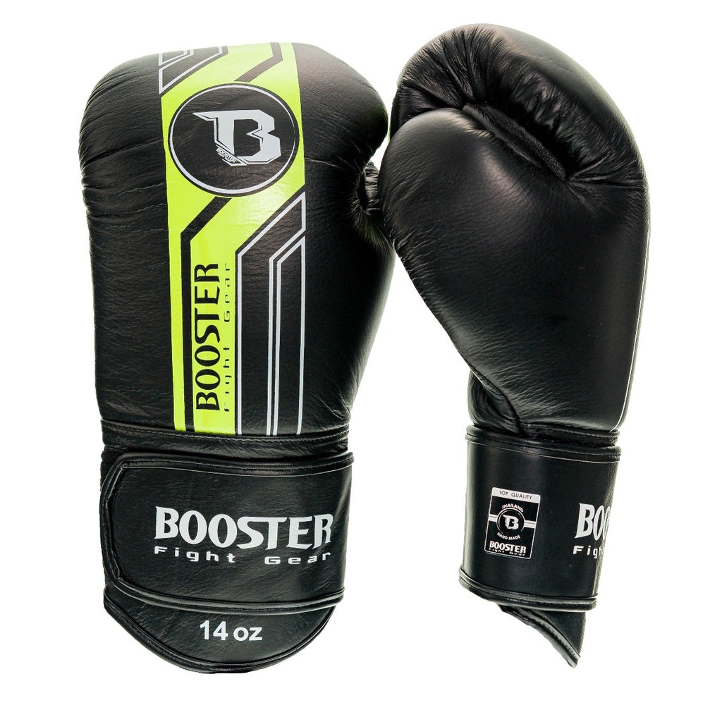 Gants de boxe Booster Fight Gear BGL V9 Noir/Jaune