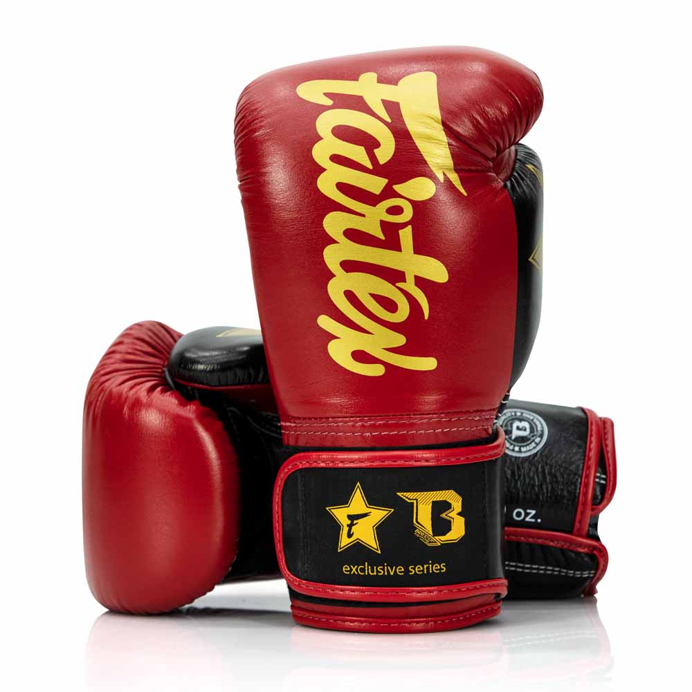 Gants de boxe Fairtex X Booster BG V2 Rouge/Noir/Or