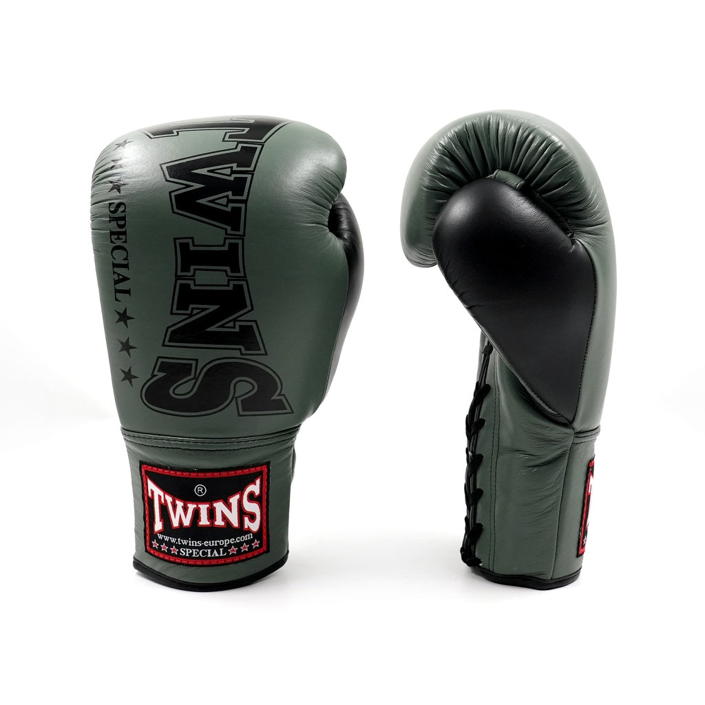 Gants de boxe Twins Special BGLL 8 Olive/Noir