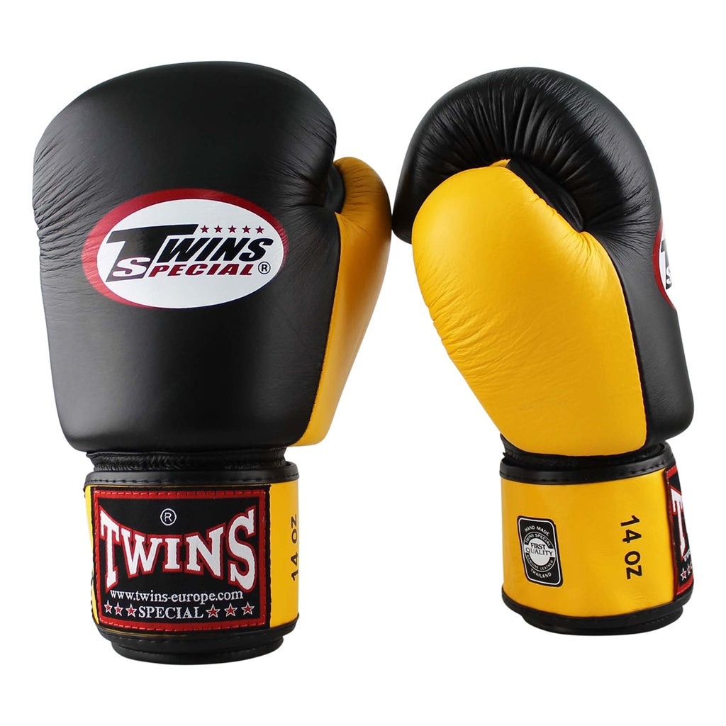 Gants de boxe Twins Special BGVL 3-2T Jaune/Noir