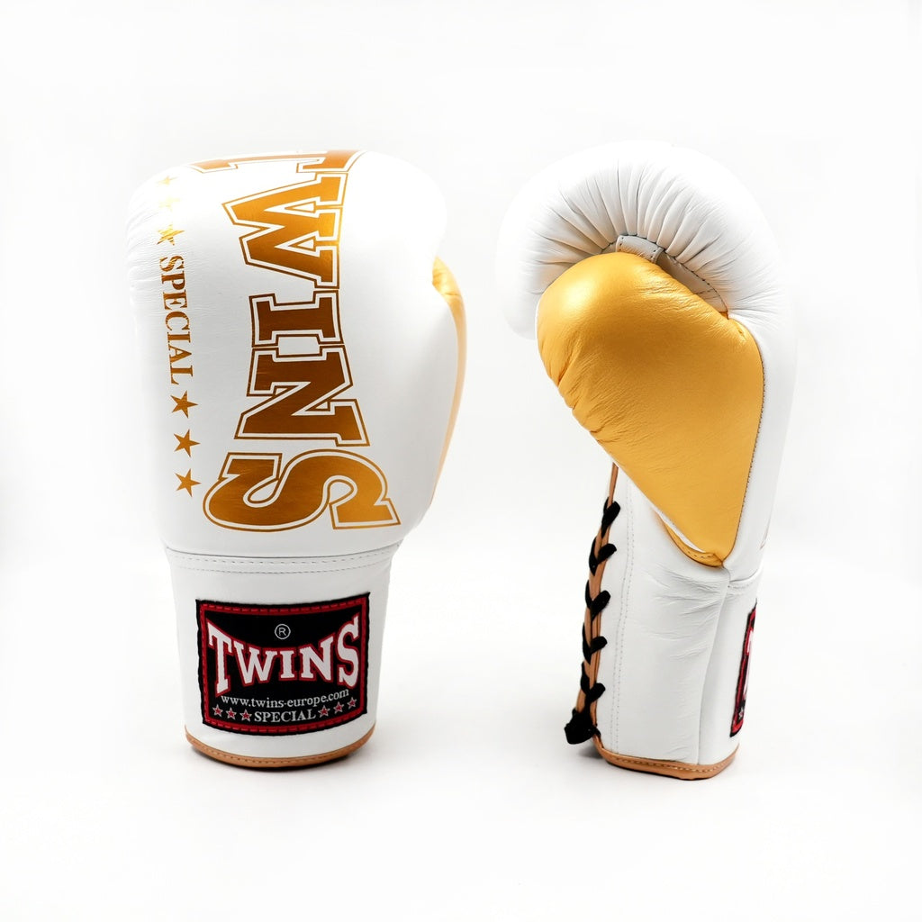 Gants de boxe Twins Special BGLL 8 Blanc LACED