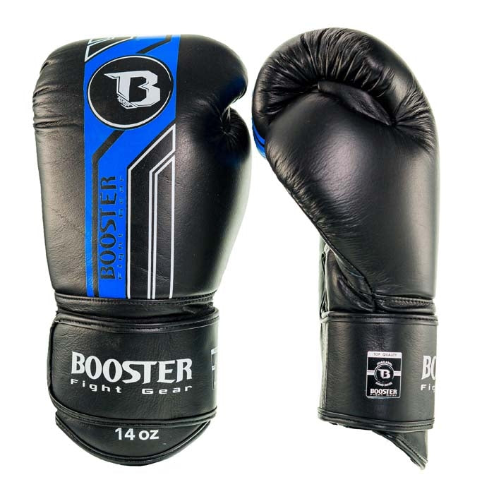 Gants de boxe Booster Fight Gear BGL V9 Noir/Bleu