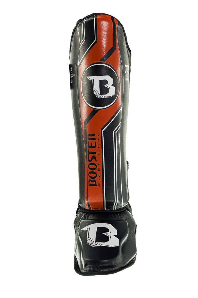 Protège-tibias Booster Fight Gear BSG V9 Noir/Rouge