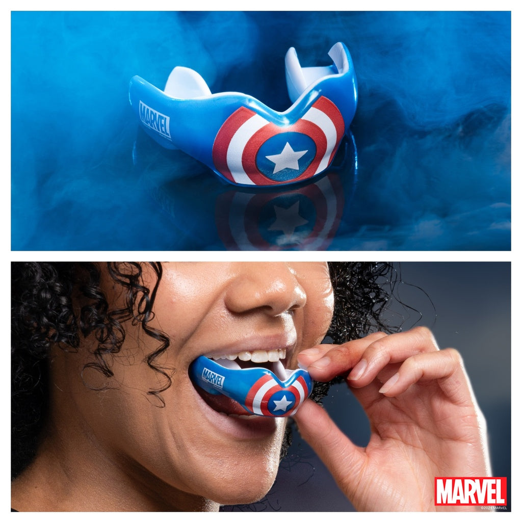 Protège-dents Safejawz MARVEL™ BRACES CAPTAIN AMERICA