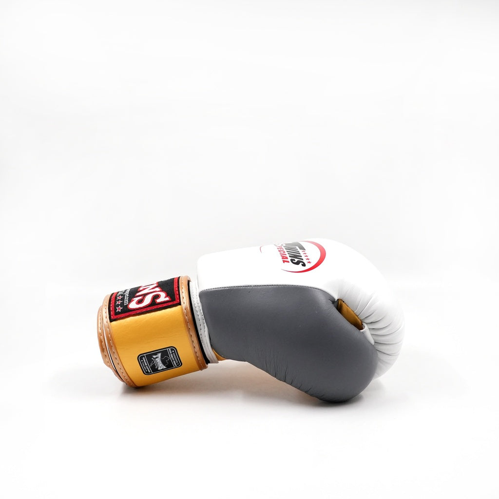 Gants de boxe Twins Special BGVL 3-3T Or/Blanc/Gris