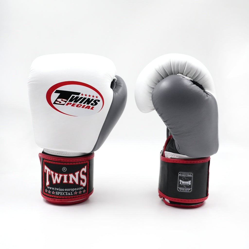 Gants de boxe Twins Special BGVL 3-3T Noir/Blanc/Gris