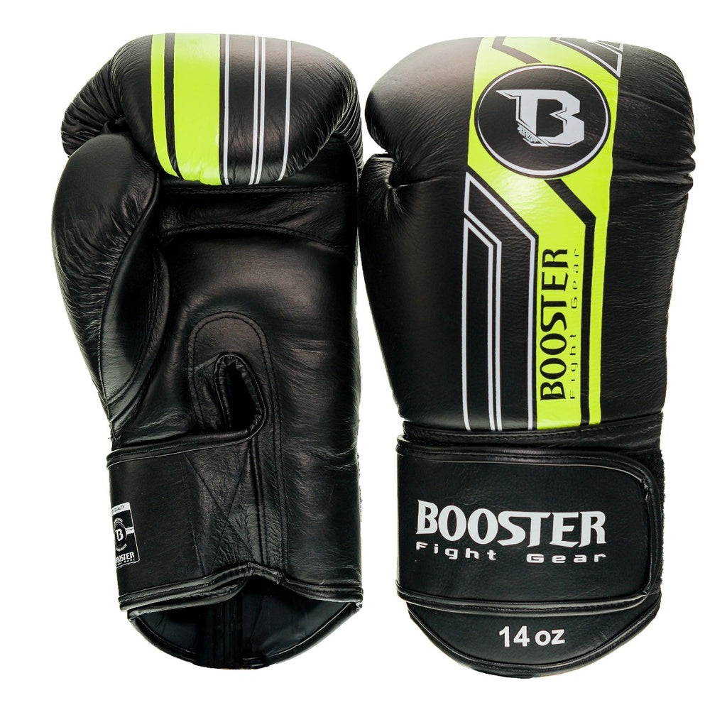 Gants de boxe Booster Fight Gear BGL V9 Noir/Jaune