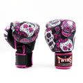 Gants de boxe Twins Special FBGVL 4 SKULL Rose
