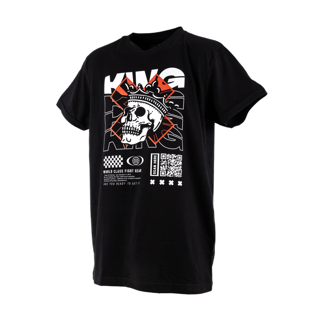 T-shirt King Pro Skull 02 noir, détail du visuel