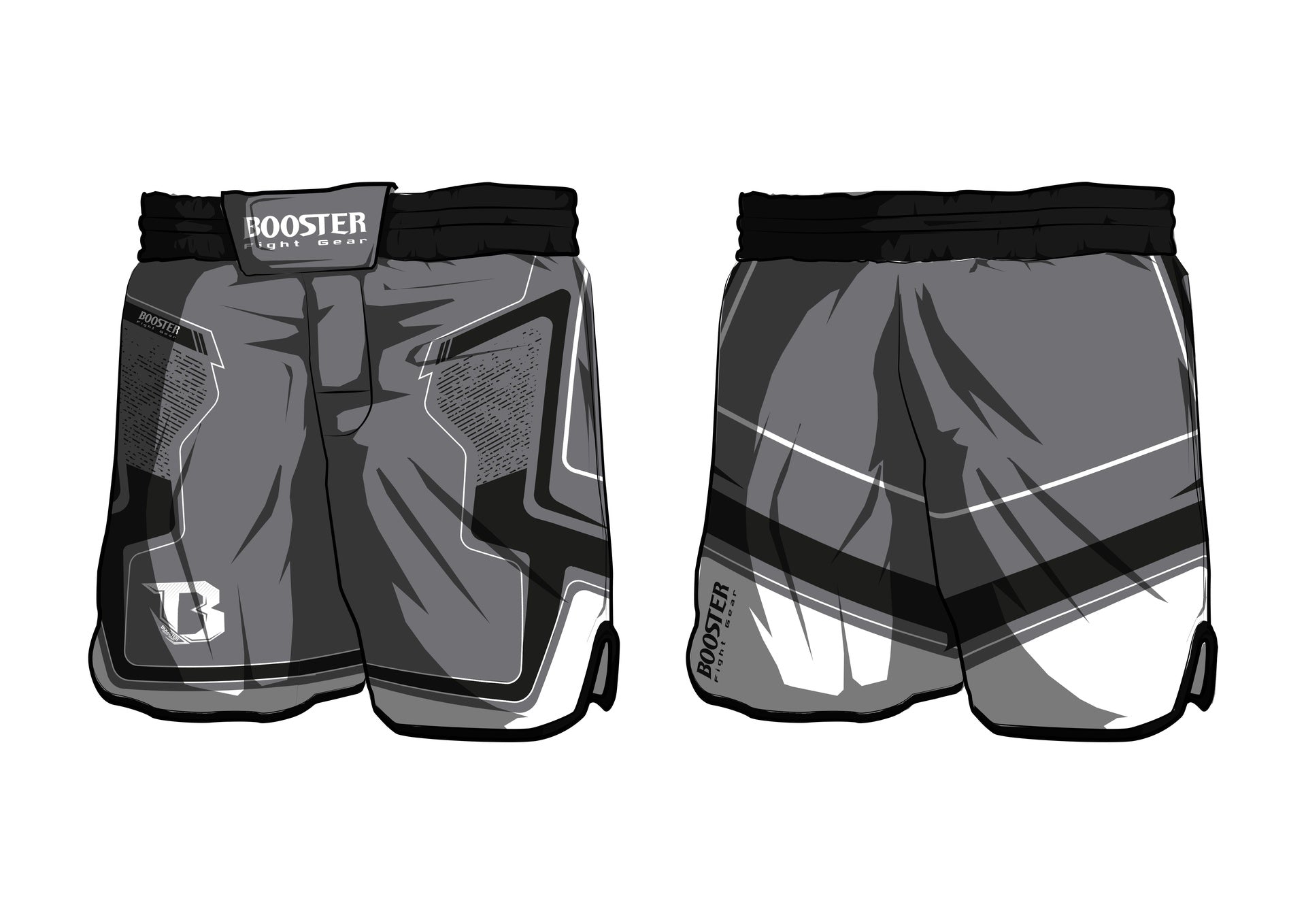 Shorts de combat Booster Fight Gear DELTA 4 MMA