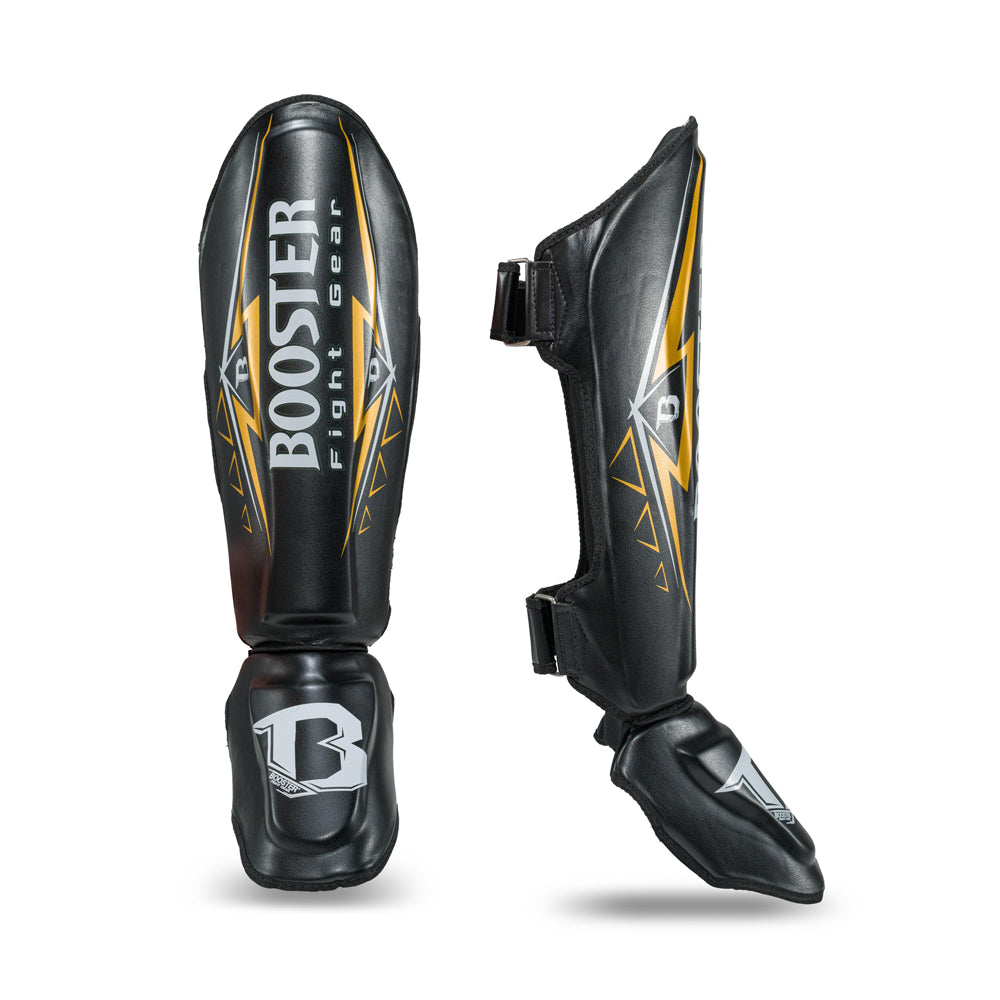 Protège-tibias Booster Fight Gear SG WAR Noir/Or