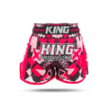 Short de boxe thaï King Pro Boxing Abstract 2 rose