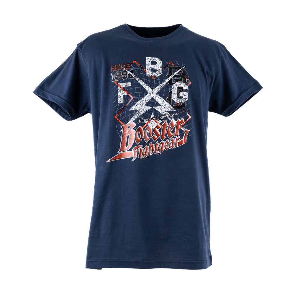 T-shirt Booster 1994 marine, porté