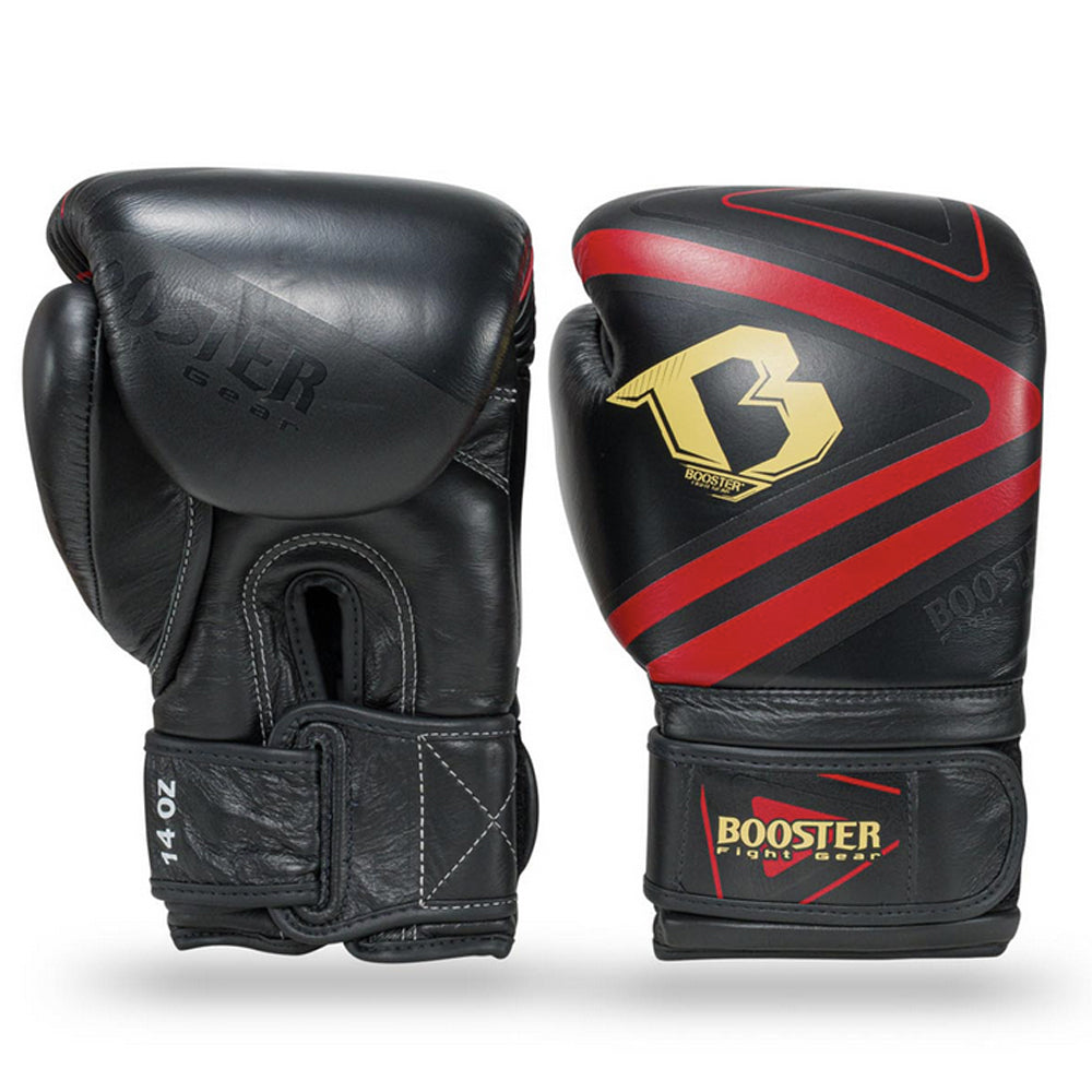 Gants de boxe Booster Fight Gear PRO BGL V10 Noir/Rouge