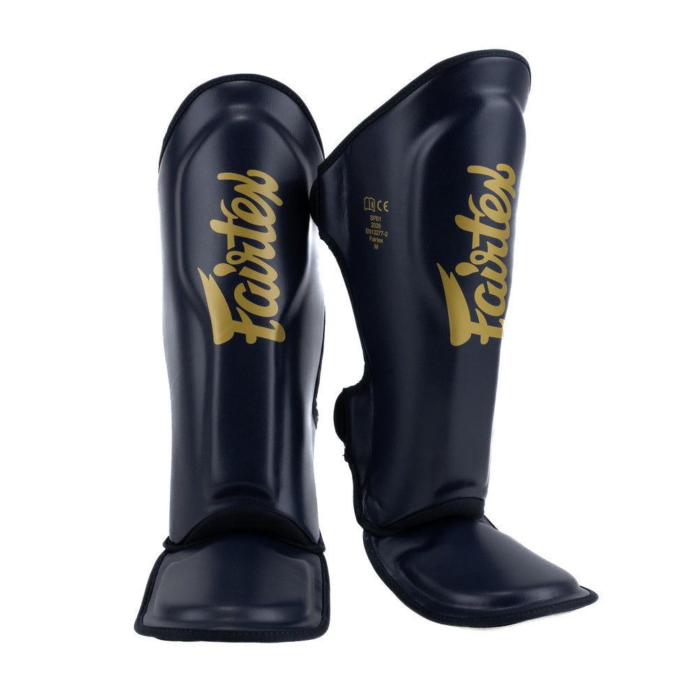 Protège-tibias Fairtex X Booster SG Marine