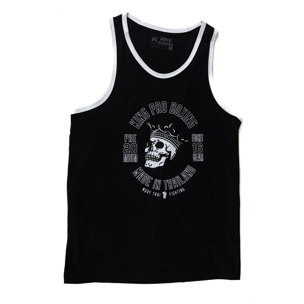 T-shirt King Pro Boxing JS Skull 01 noir