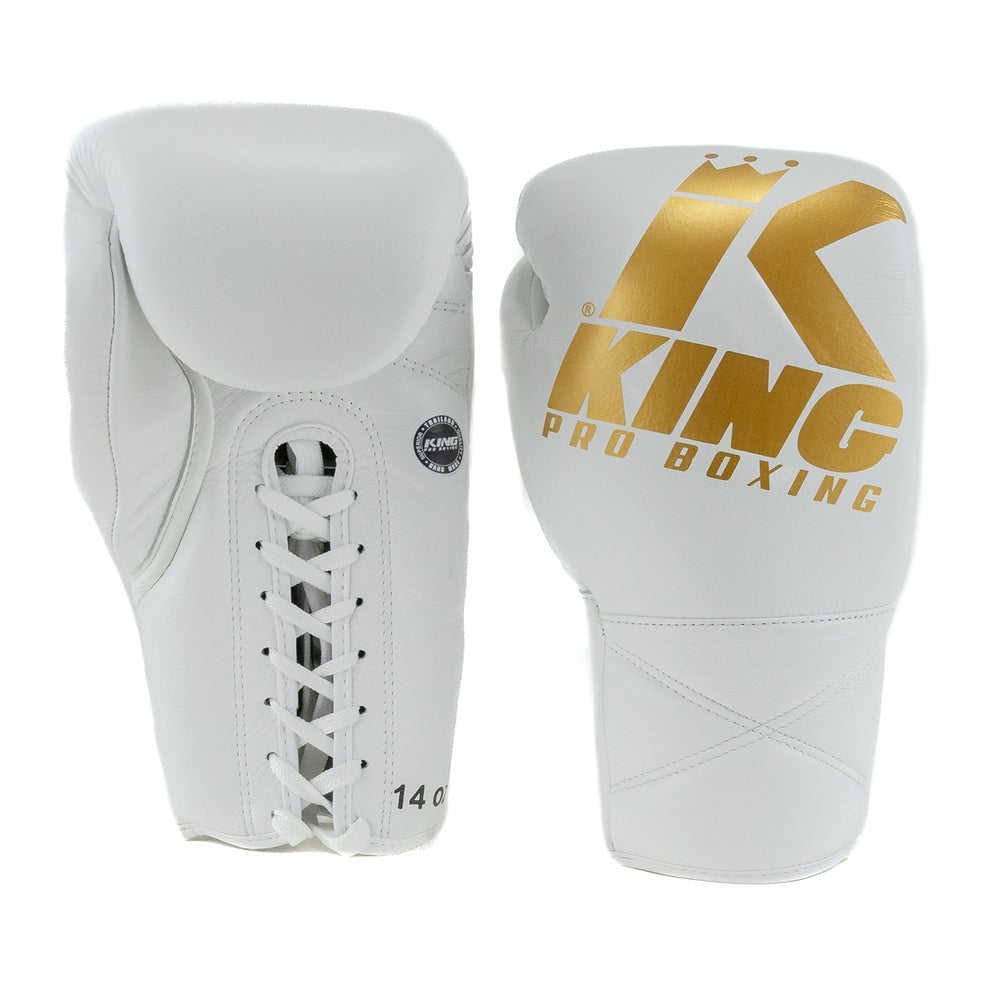 Gants de boxe King Pro Boxing XK LU Blanc/Or