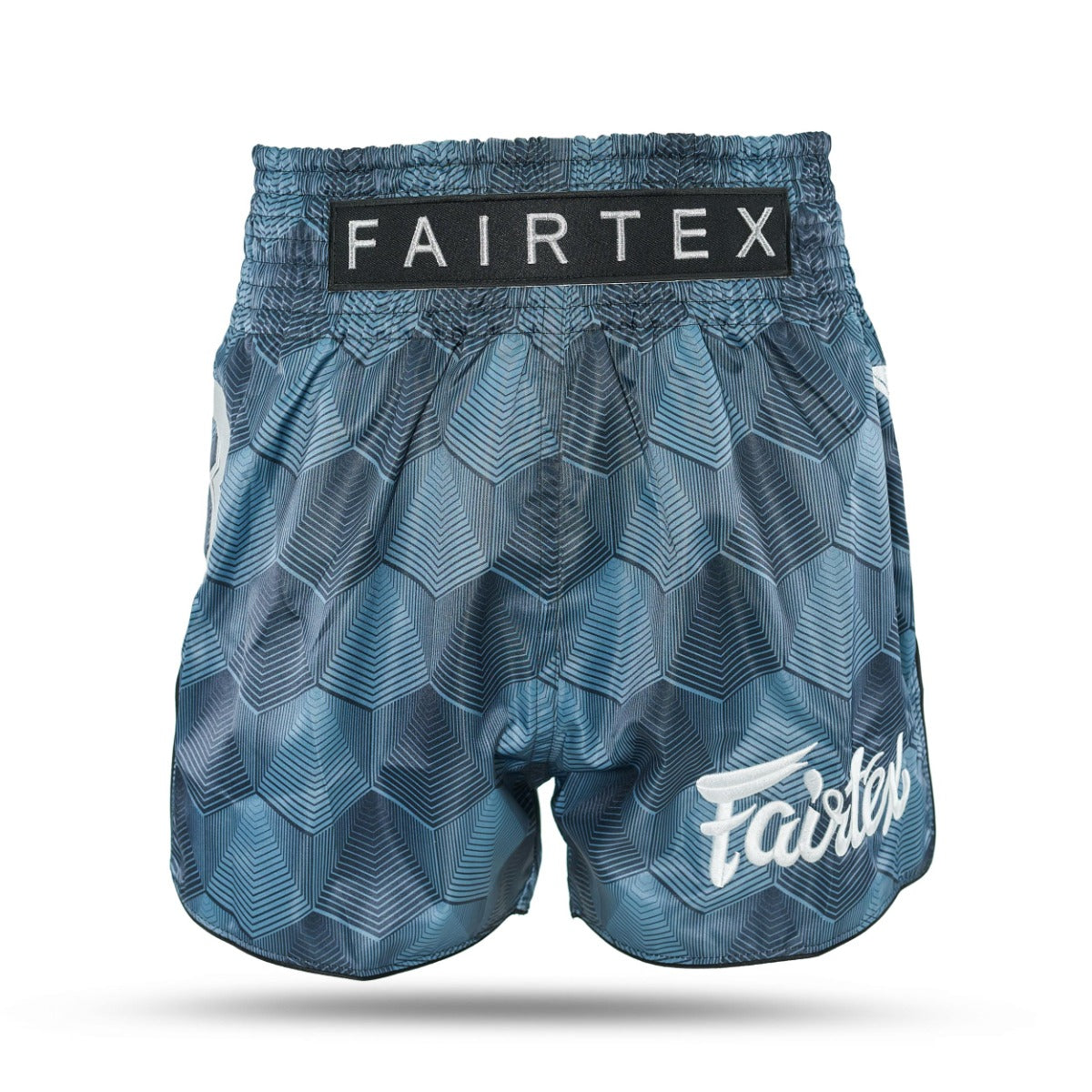 Short de boxe thaï Fairtex X Booster Stealth 2 bleu