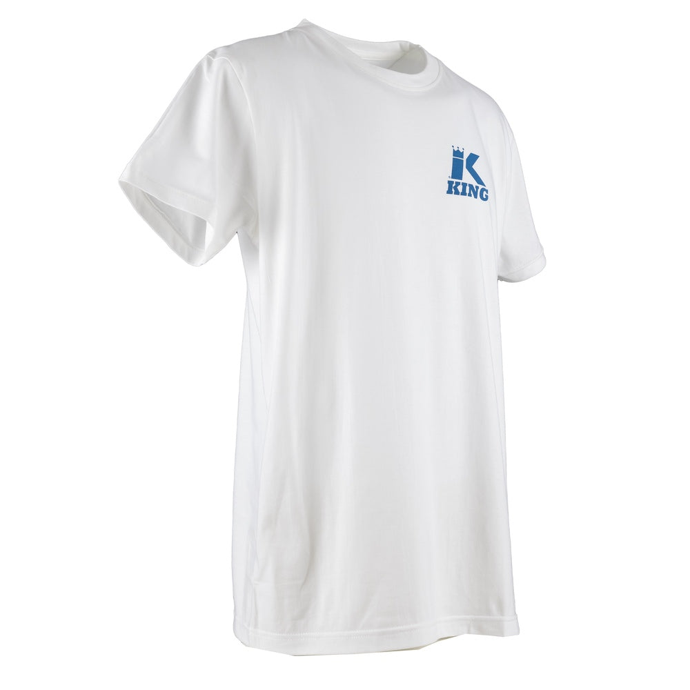 T-shirt King Pro Retro 01 blanc, porté