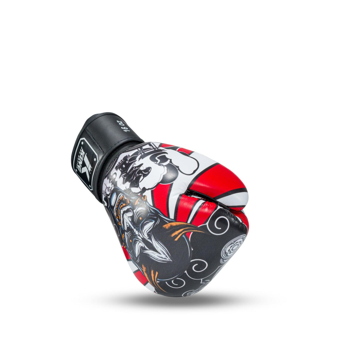 Gants de boxe King Pro BG Hanya rouge, détail