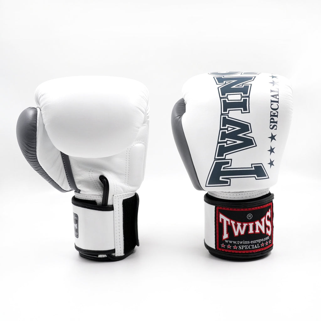 Gants de boxe Twins Special BGVL 8 Blanc/Gris