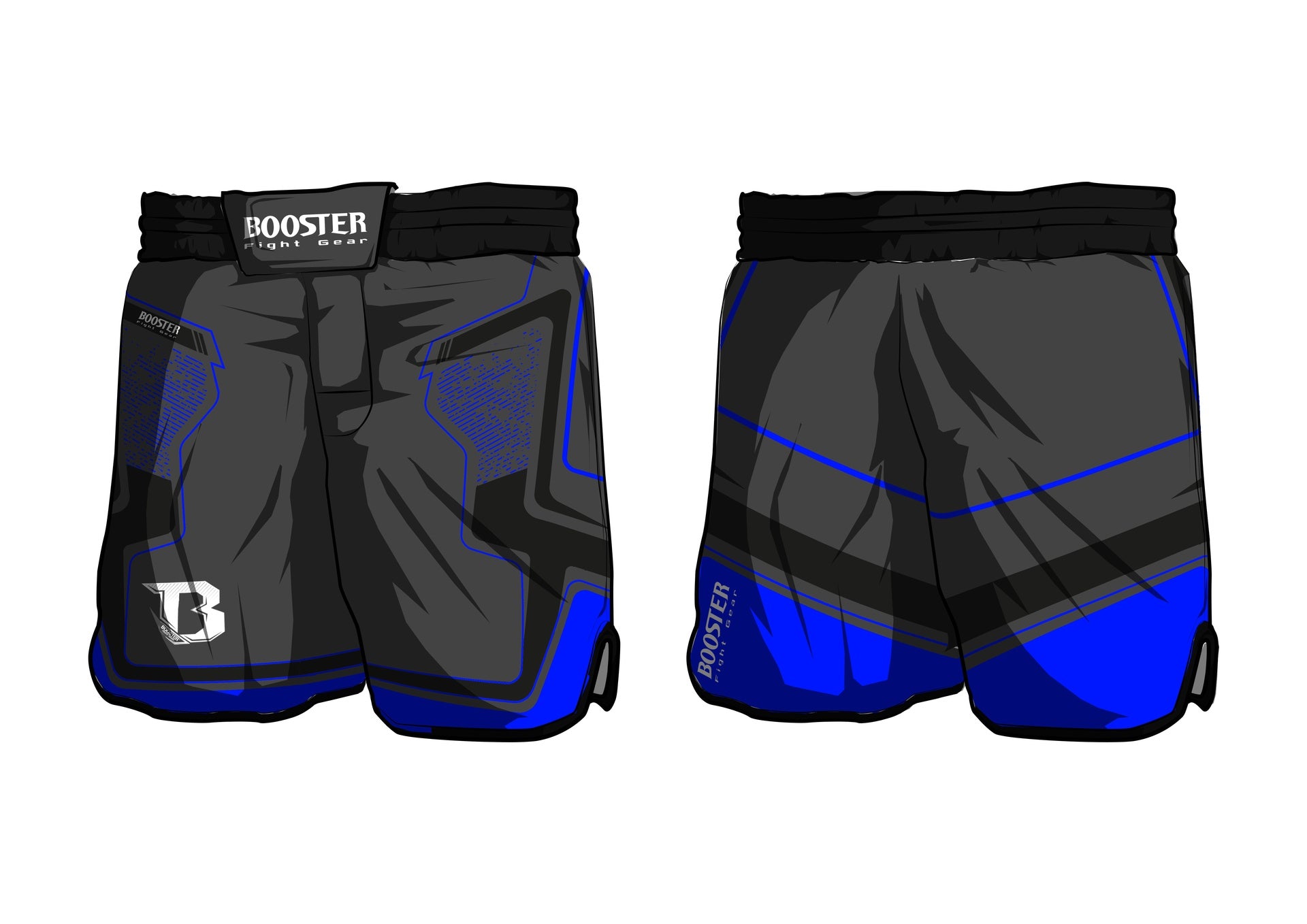 Shorts de combat Booster Fight Gear DELTA 2 MMA