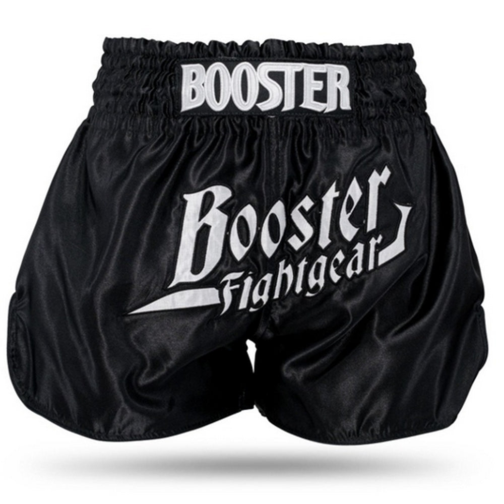 Shorts de combat Booster Fight Gear TBT Thunder Noir/Blanc