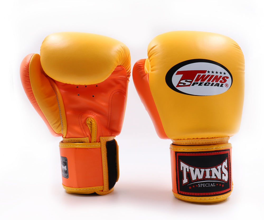 Gants de boxe Twins Special BGVL 3-2T Jaune/Orange